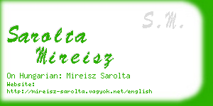 sarolta mireisz business card